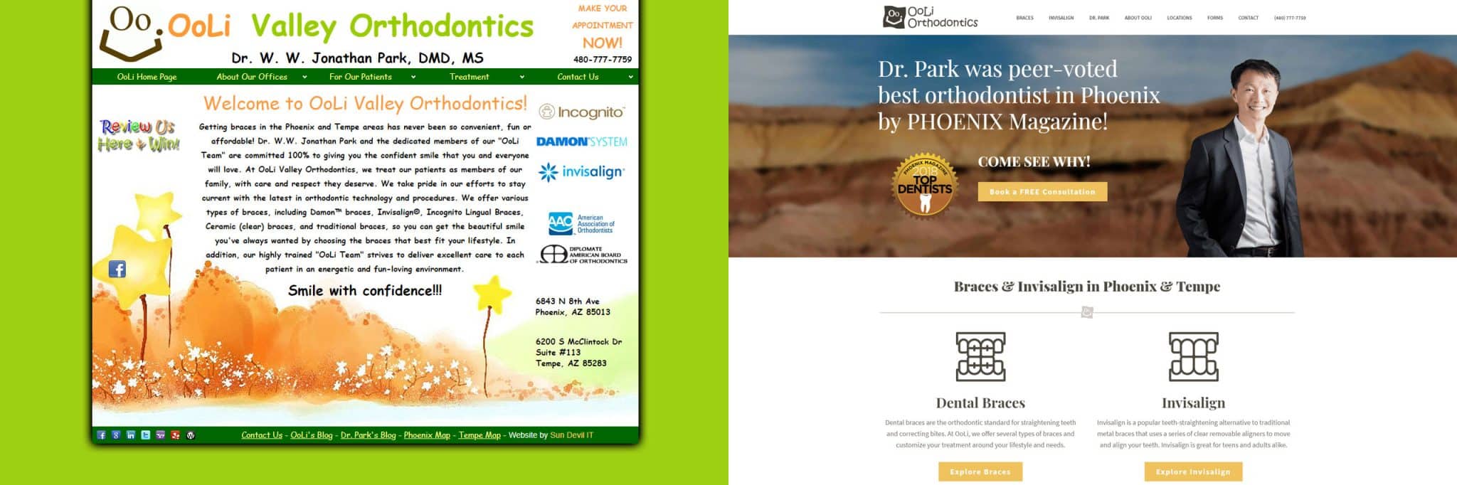 ooli wordpress website before after jackandbean scaled