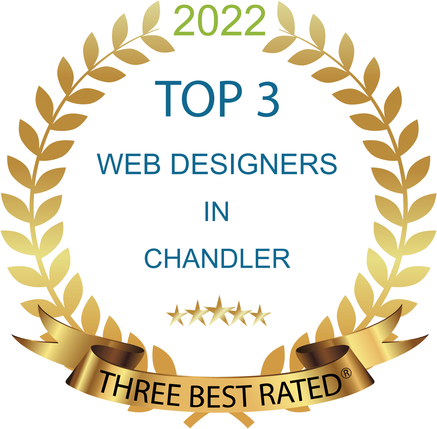 2022 three best rated web designers chandler