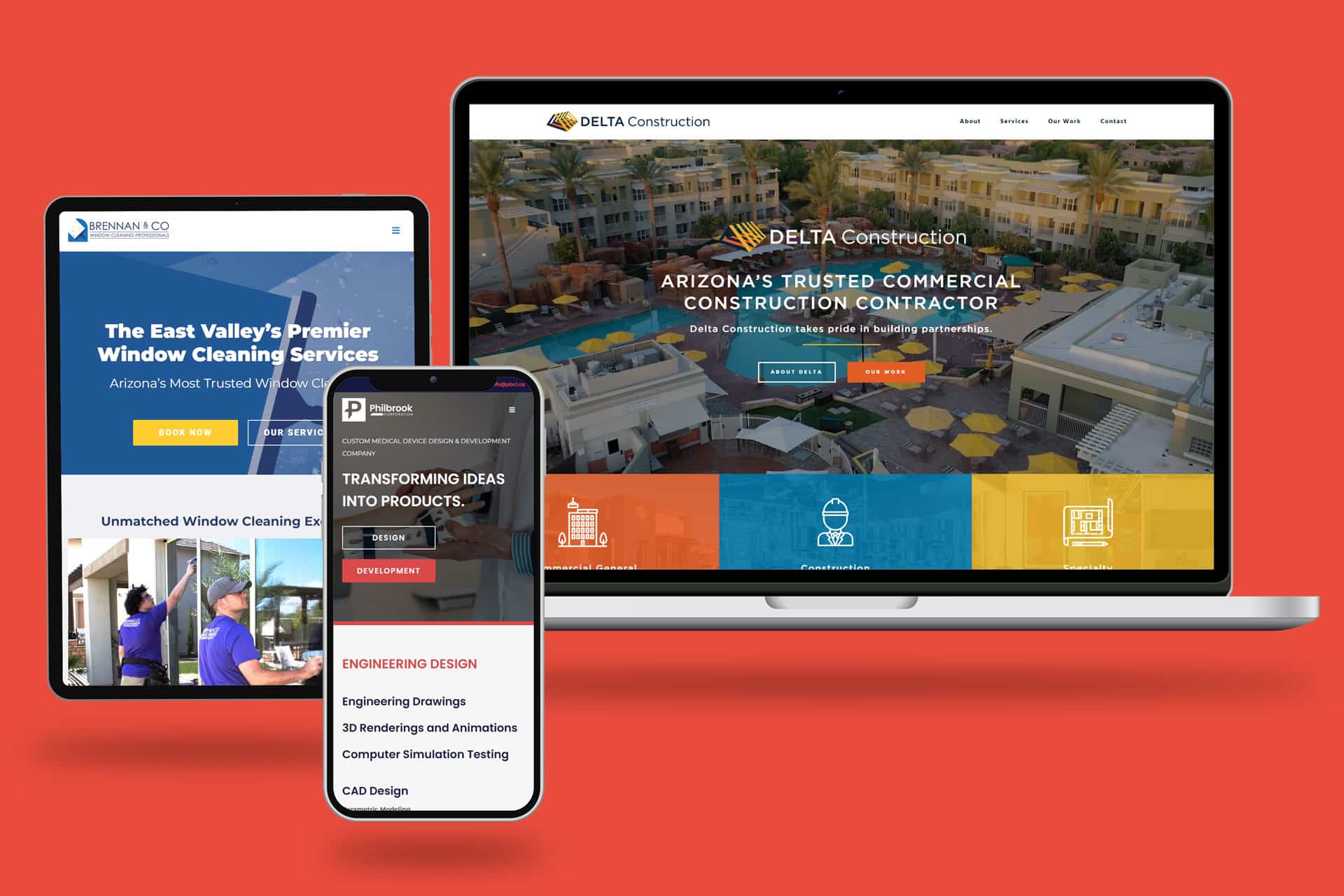 web design arizona phoenix gilbert tempe businesses
