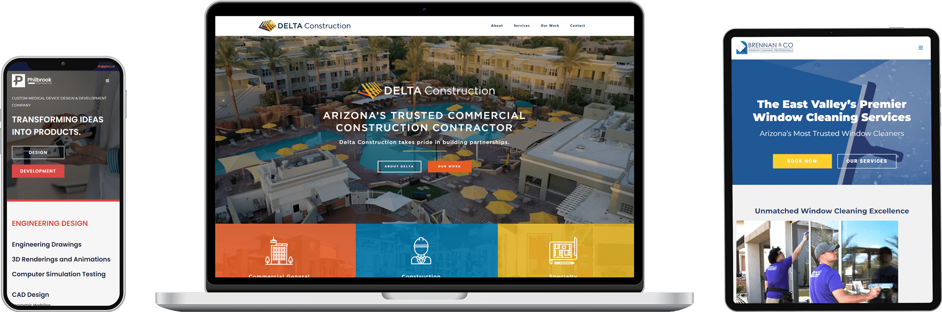 web design tucson customer website